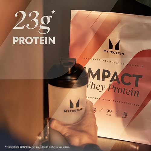 My Protein Impact Whey Protéine Saveur Vanille Compact pour Athlètes Post-Entraînement