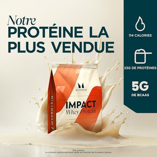My Protein Impact Whey Protein Powder – Unflavored, High Protein, Low Carbs 1kg