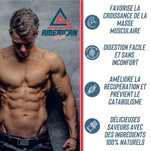 Proteine whey Pure WPC80 | Prix de Masse Musculaire | Protéine avec L-Glutamine (2 kg, Oreo)